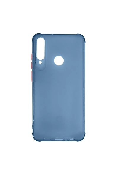 Nettech Huawei Y6p Uyumlu Neptün Seri Arka Koruma Kılıf - Lacivert - 1