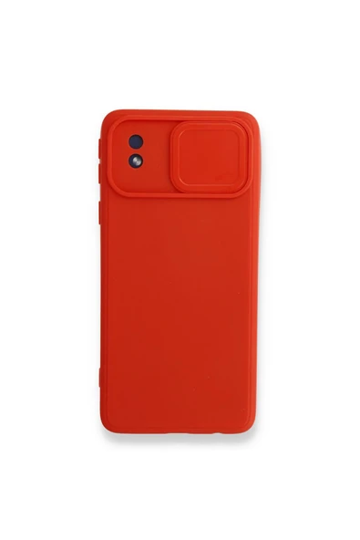 Nettech Samsung Galaxy A01 Core Uyumlu Kızaklı Kamera Korumalı Arka Koruma Kılıf - Kırmızı - 1