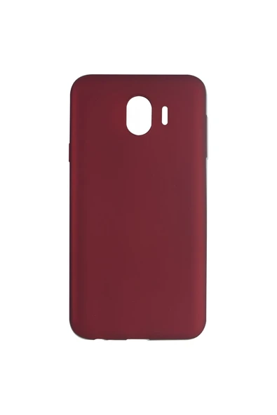 Nettech Samsung Galaxy J400 J4 Uyumlu Suide Arka Koruma Kılıf - Bordo - 1