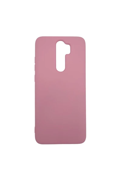 Nettech Xiaomi Redmi Note 8 Pro Uyumlu Nano Silikon Arka Koruma Kılıf - Pembe - 1