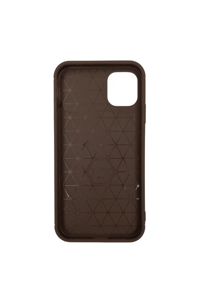 Nettech Apple iPhone 13 Uyumlu Focus Seri Arka Koruma Kılıf - Kahverengi - 2