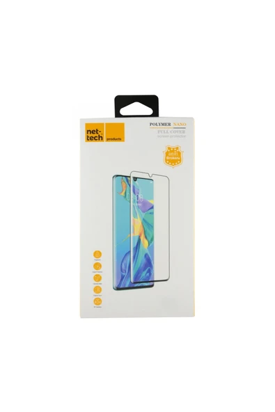 Nettech Samsung Galaxy G955 S8 Plus Uyumlu Ön Koruma Polymer Nano Ekran Koruyucu - Siyah - 2