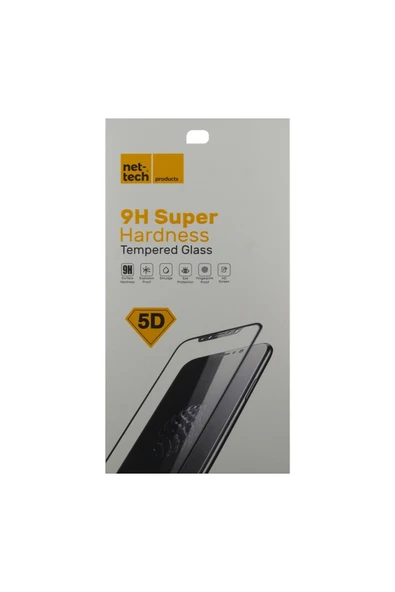Nettech Xiaomi Redmi Note 8 Uyumlu Tam Kaplayan 5d Glas Full Cam Koruyucu - Siyah - 2