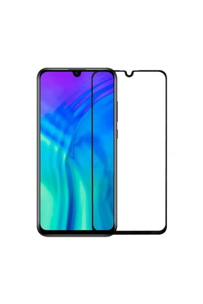 Nettech Huawei Honor 20 Lite Uyumlu Tam Kaplayan 5d Glas Full Cam Koruyucu - Siyah