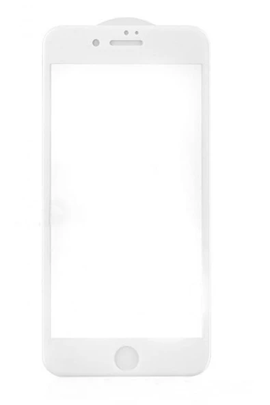 Nettech İphone 8 Plus Uyumlu 3d Superglass Full Cam Koruyucu - Beyaz - 3