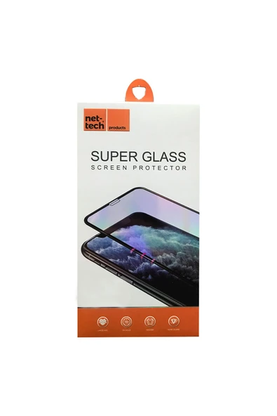 Nettech İphone 6s Uyumlu 3d Superglass Full Cam Koruyucu - Beyaz - 2