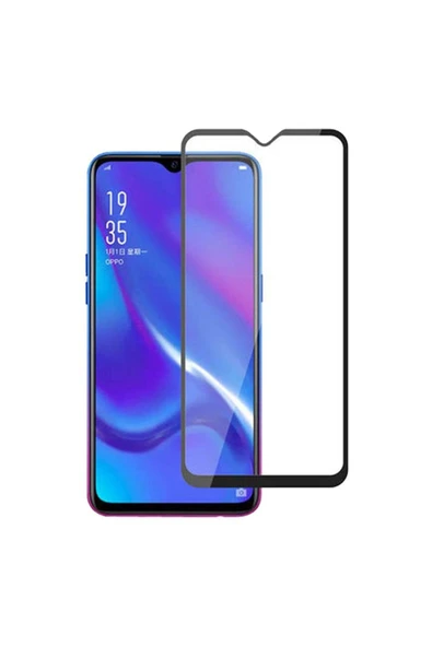 Nettech Oppo Reno 3 Uyumlu Tam Kaplayan 5d Glas Full Cam Koruyucu - Beyaz - 1