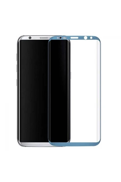 Helt Samsung Galaxy G955 S8 Plus Uyumlu 3d Superglass Full Cam Koruyucu - Mavi - 1