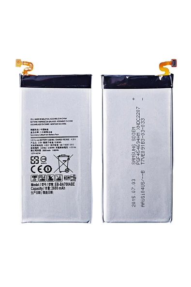 Nettech Teknonet Samsung Galaxy A700 A7 2015 Uyumlu 2600 MAh Batarya - 1