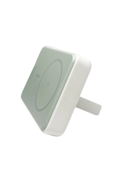Nettech Nt-pw38 15w 10000 Mah Magsafe Taşınabilir Kablosuz Hızlı Şarj Aleti Powerbank - Beyaz - 3