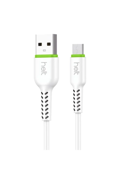 Helt Uyumlu Ht-dc07 Plastik 120 Cm Micro Data Kablo (beyaz) - 1
