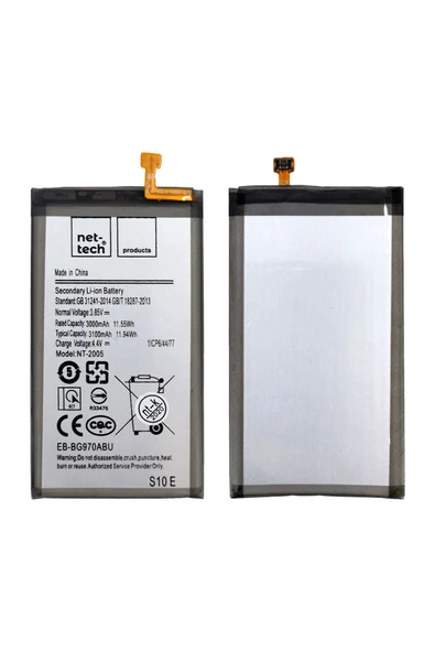 Nettech Teknonet Samsung Galaxy S10e Uyumlu Nettch Nt-2005 3000 Mah Batarya
