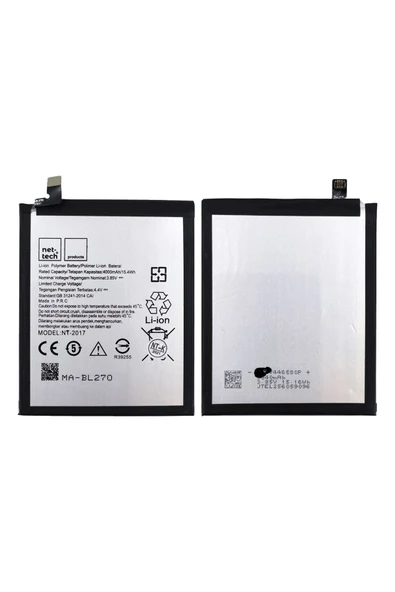 Nettech Teknonet Lenovo K6 Note Uyumlu 4000 Mah Batarya - 1