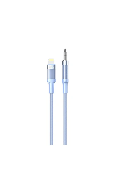 Nettech Nt-ac06 Plastik 100 Cm Jack To Lightning Aux Kablo - Mavi