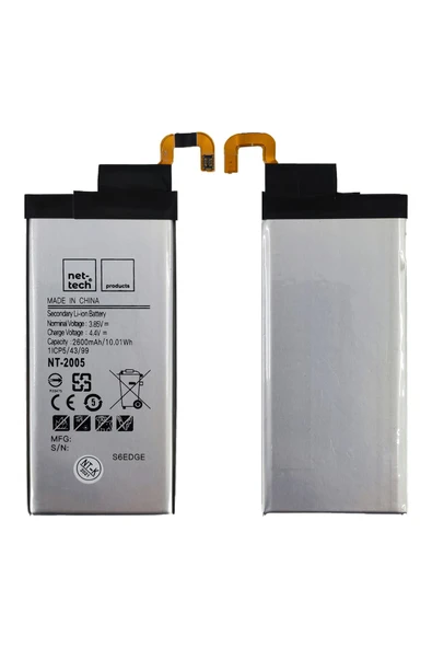 Nettech Teknonet Samsung Galaxy G925 S6 Edge Uyumlu 2600 MAh Batarya - 1