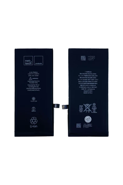 Nettech Teknonet iPhone 8 Plus Uyumlu 3400 mAh Batarya - 1