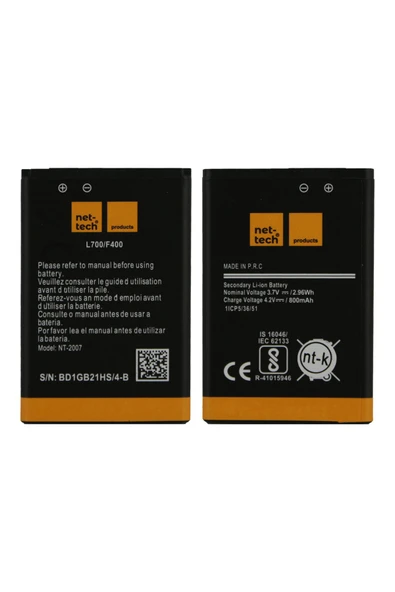 Nettech Teknonet Samsung Galaxy J100 J1 Uyumlu Nt-32419 1650 Mah Batarya
