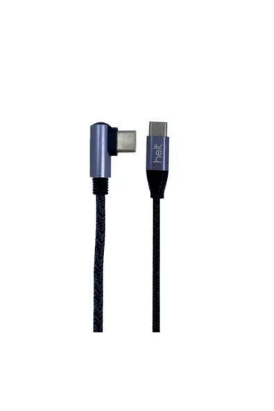Helt HT-DC13 PD 45W İp Örgü 100 Cm Type-C To Type-C Şarj ve Data Kablosu - 1