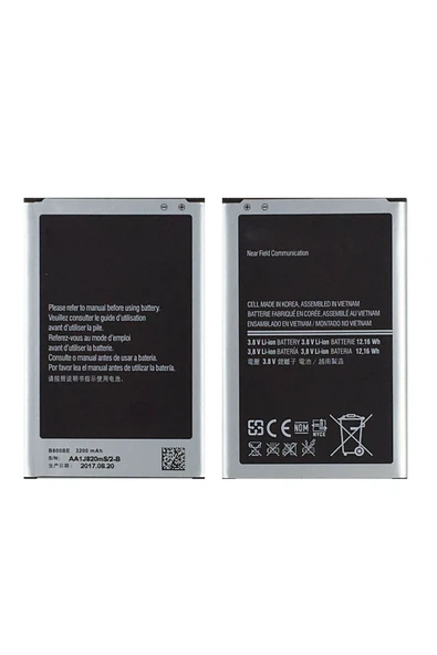 Nettech Teknonet Samsung Galaxy N9000 Note 3 Uyumlu 3200 MAh Batarya