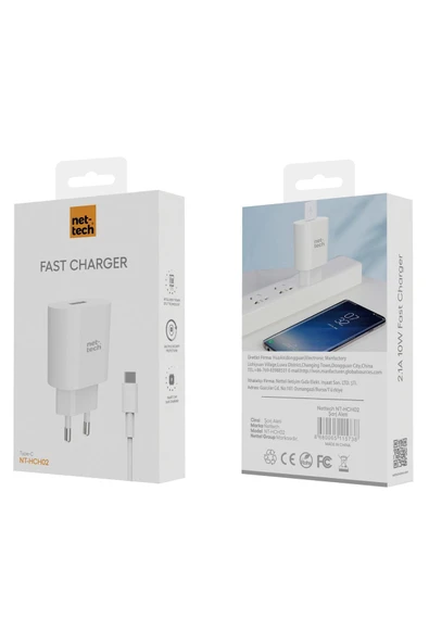 Nettech 10w Şarj Aleti Samsung-huawei-oppo-micro Usb 2.1a Androidler Ile Uyumlu Hızlı Şarj Cihazı - 1