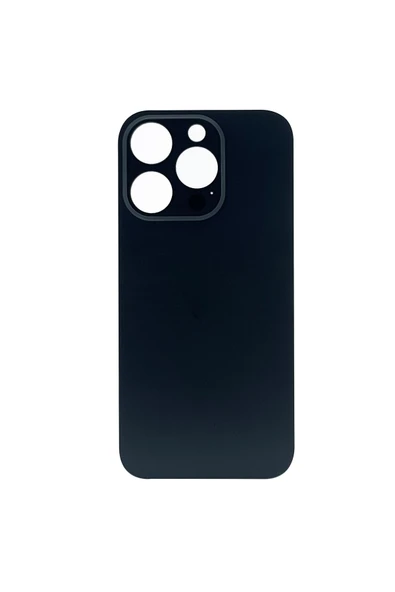 Nettech Teknonet Iphone 14 Pro Uyumlu Geniş Kamera Camlı Batarya Kapağı - Siyah
