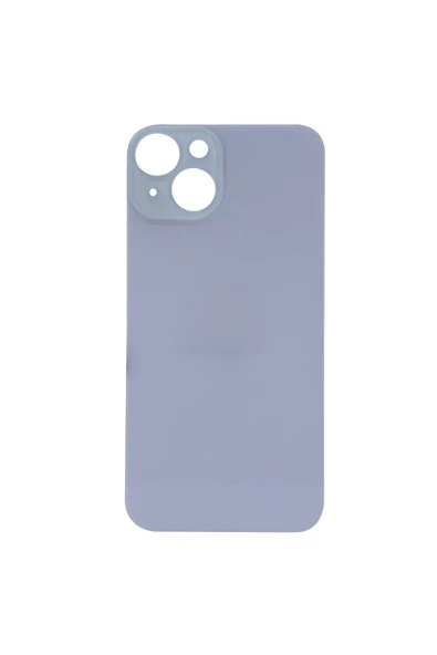 Teknonet İphone 14 Plus Uyumlu Geniş Kamera Camlı Batarya Kapağı - Mor - 1