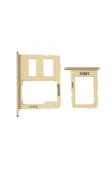 Nettech Teknonet Samsung Galaxy J610 J6 Plus Uyumlu Hafıza Kart Sim Metali - Gold