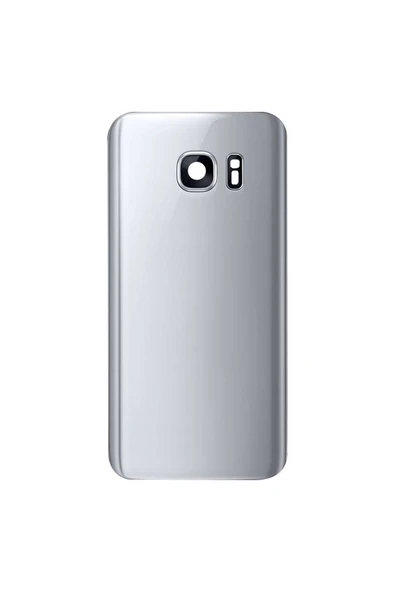 Nettech Teknonet Samsung Galaxy G930 S7 Uyumlu Kamera Camlı Batarya Kapağı - Gri
