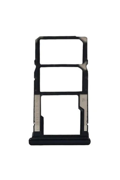 Nettech Mi Note 10 Pro Uyumlu Hafıza Kart + Sim Metali - Siyah