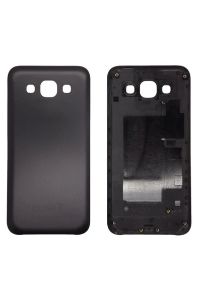 Nettech Teknonet Samsung Galaxy E500 E5 2015 Uyumlu Batarya Kapağı - Siyah - 1