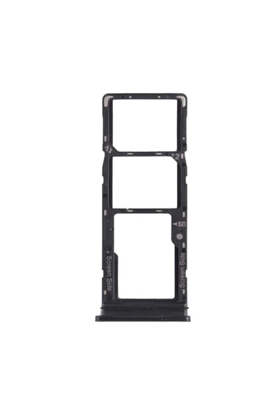 Nettech Teknonet Xiaomi Redmi Note 9 Pro Uyumlu Hafıza Kart + Sim Metali - Siyah - 1