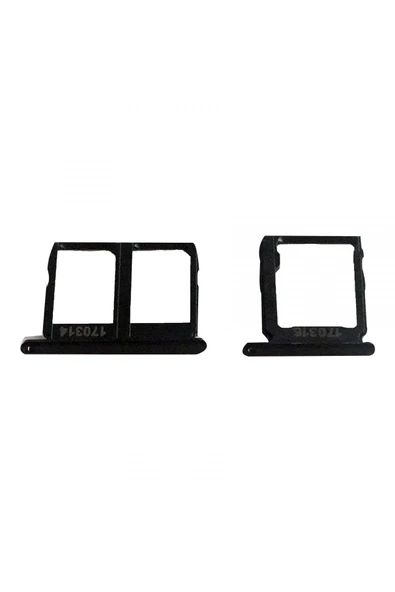 Nettech Teknonet Samsung Galaxy C9000 C9 Pro Uyumlu Hafıza Kart Sim Metali - Siyah