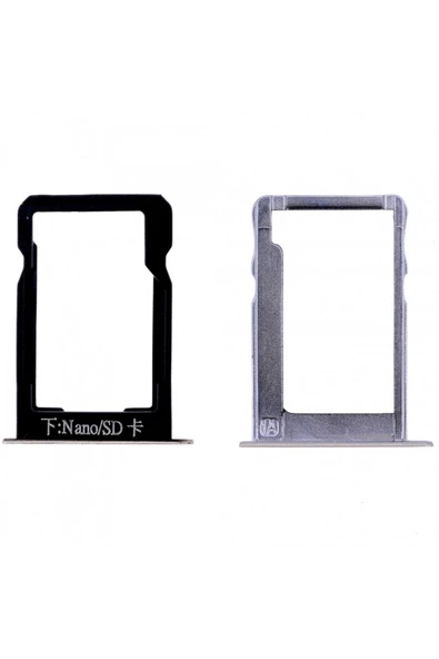 Nettech Teknonet Huawei Mate 7 Uyumlu Hafıza Kart + Sim Metali - Gümüş