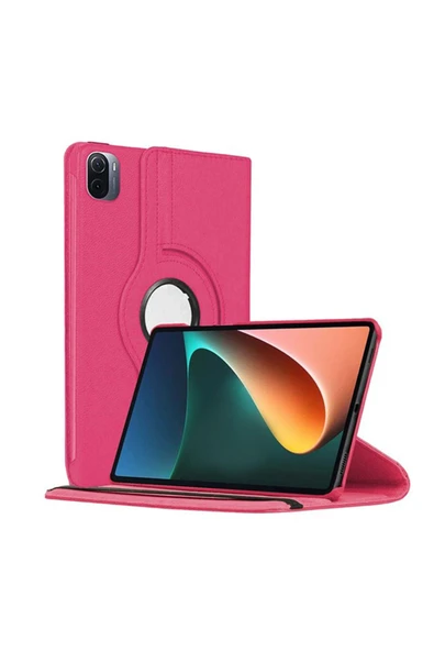 Nettech Xiaomi Mi Pad 5 Uyumlu 360 Kapaklı Kılıf - Pembe - 1