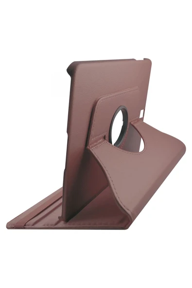 Nettech Samsung Galaxy T820 Tab S3 Uyumlu 360 Kapaklı Kılıf - Rose Gold - 1