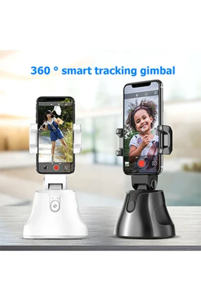 Nettech ERobot Cameraman Araç içi 360 Dönerli Telefon Tutucu - Siyah - 3