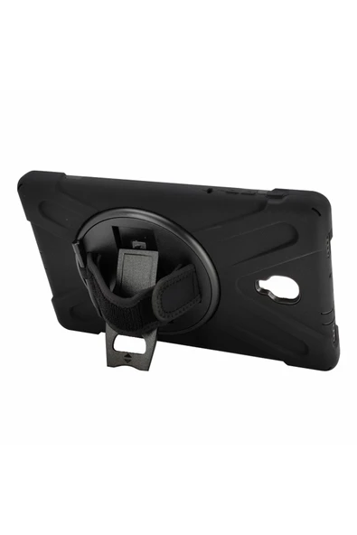 Nettech Samsung Galaxy T590 Tab A 10.5 inç Uyumlu Sport Seri Arka Koruma - Siyah - 1