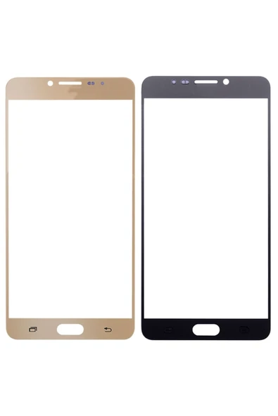 Nettech Teknonet Samsung Galaxy C9000 C9 Pro Uyumlu Dokunmatik Lens - Gold - 1