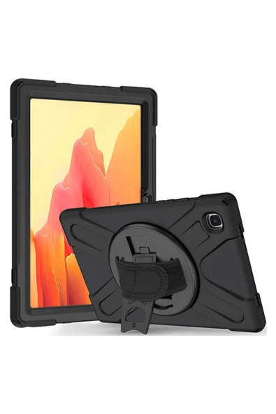 Nettech Samsung Galaxy Tab A7 Sm-t500 10.4 Inç Uyumlu Sport Seri Arka Koruma (siyah) - 1