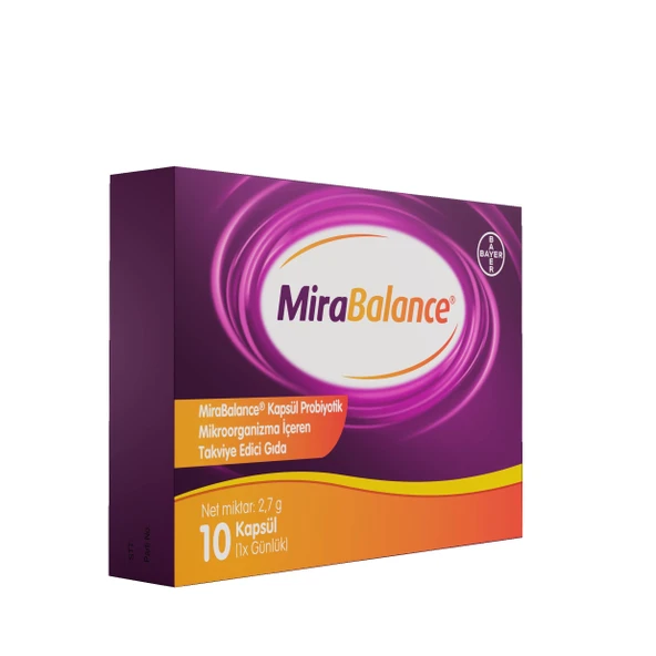 Mirabalance Probiyotik İçeren Takviye Edici Gıda 10 Kapsül - 2