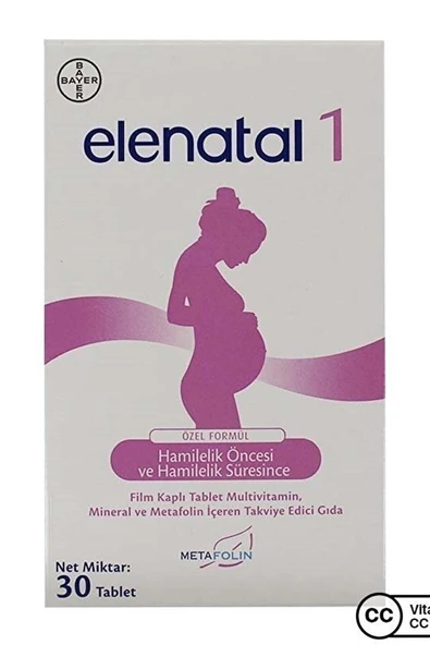 Elenatal 1 30 Tablet - Resim 2