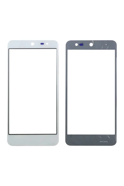 Nettech Teknonet General Mobile GM4 Uyumlu Dokunmatik Lens - Beyaz - 1