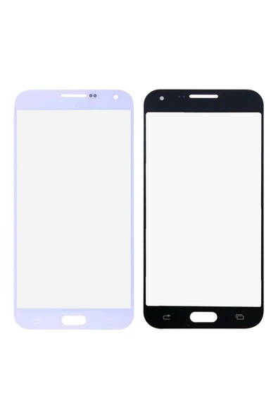 Nettech Teknonet Samsung Galaxy E500 E5 2015 Uyumlu Dokunmatik Lens - Beyaz - 1