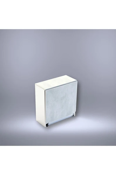 Asra Trend MDF Katlanır Mutfak Yemek Çalışma Masası, Beyaz-Retro Taş, 93×75×70 cm, KM-21 - Resim 2