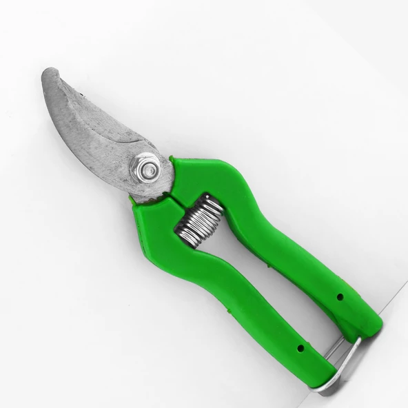 Bağ Makası 17 cm Bahçe Bitki Çiçek Gül Ağaç Üzüm Filiz Çubuk Çıbık Dal Budama Kesme Bıçkı Makas - 4