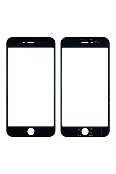 Nettech Teknonet Iphone 6s Plus Uyumlu Dokunmatik Lens Oca Çerçeve - Siyah