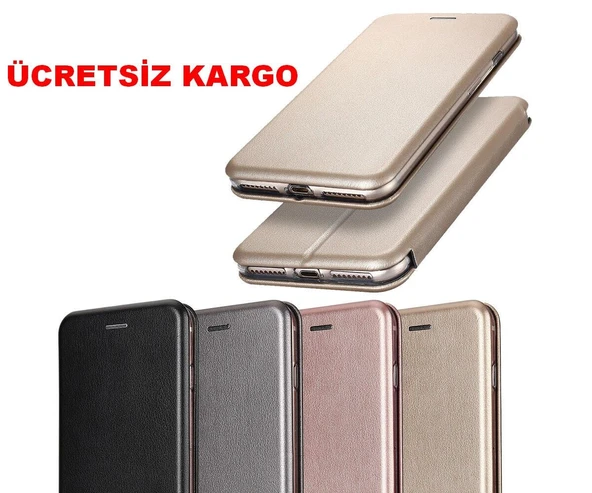 Ehr. Samsung Galaxy J7 Duo Uyumlu Cüzdanlı Standlı Kapaklı Tam Korumalı Kılıf - 10