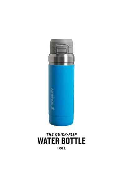 Stanley The Quick Flip Azur Mavisi 1.06 lt Çelik Termos - 2