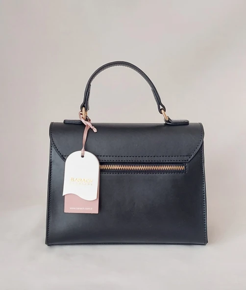 252IU412 Model Sarach Marka Siyah Renk El ve Omuz Çantası - 3