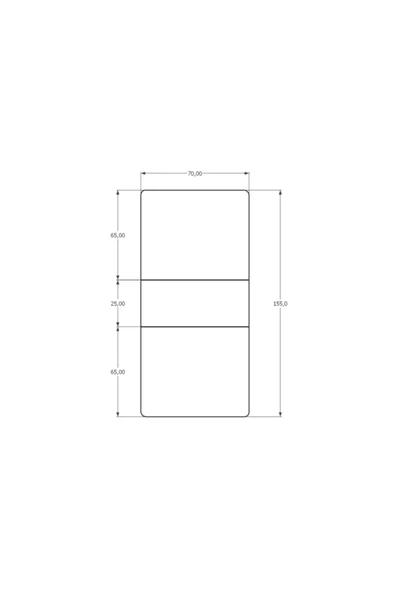 Asra Trend MDF Katlanır Mutfak Yemek Çalışma Masası, Beyaz-Royal Mermer, 155×75×70 cm, KM-15 - Resim 3